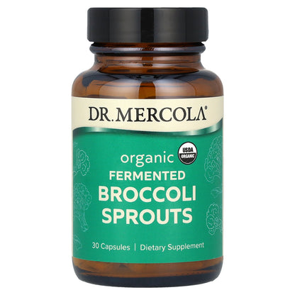 Dr. Mercola, Organic Fermented Broccoli Sprouts, 30 Capsules