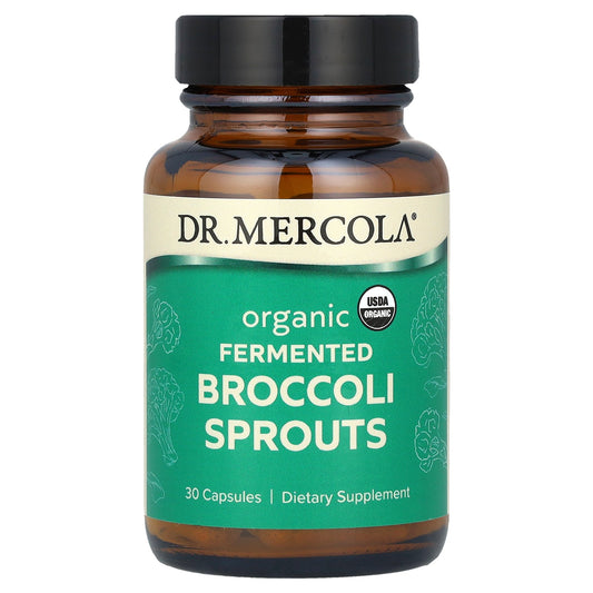 Dr. Mercola, Organic Fermented Broccoli Sprouts, 30 Capsules