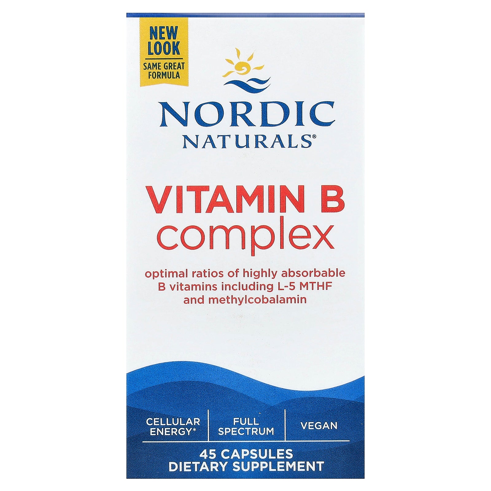 Nordic Naturals, Vitamin B Complex, 45 Capsules