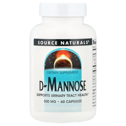 Source Naturals, D-Mannose, 60 Capsules