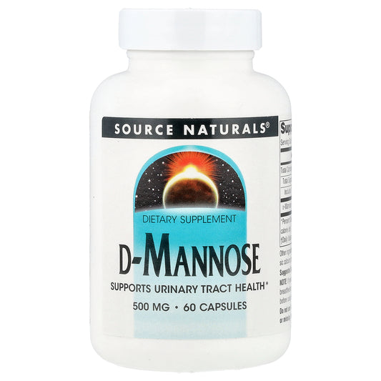 Source Naturals, D-Mannose, 60 Capsules