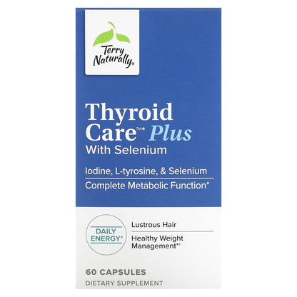 Terry Naturally, Thyroid Care Plus with Selenium, 60 Capsules