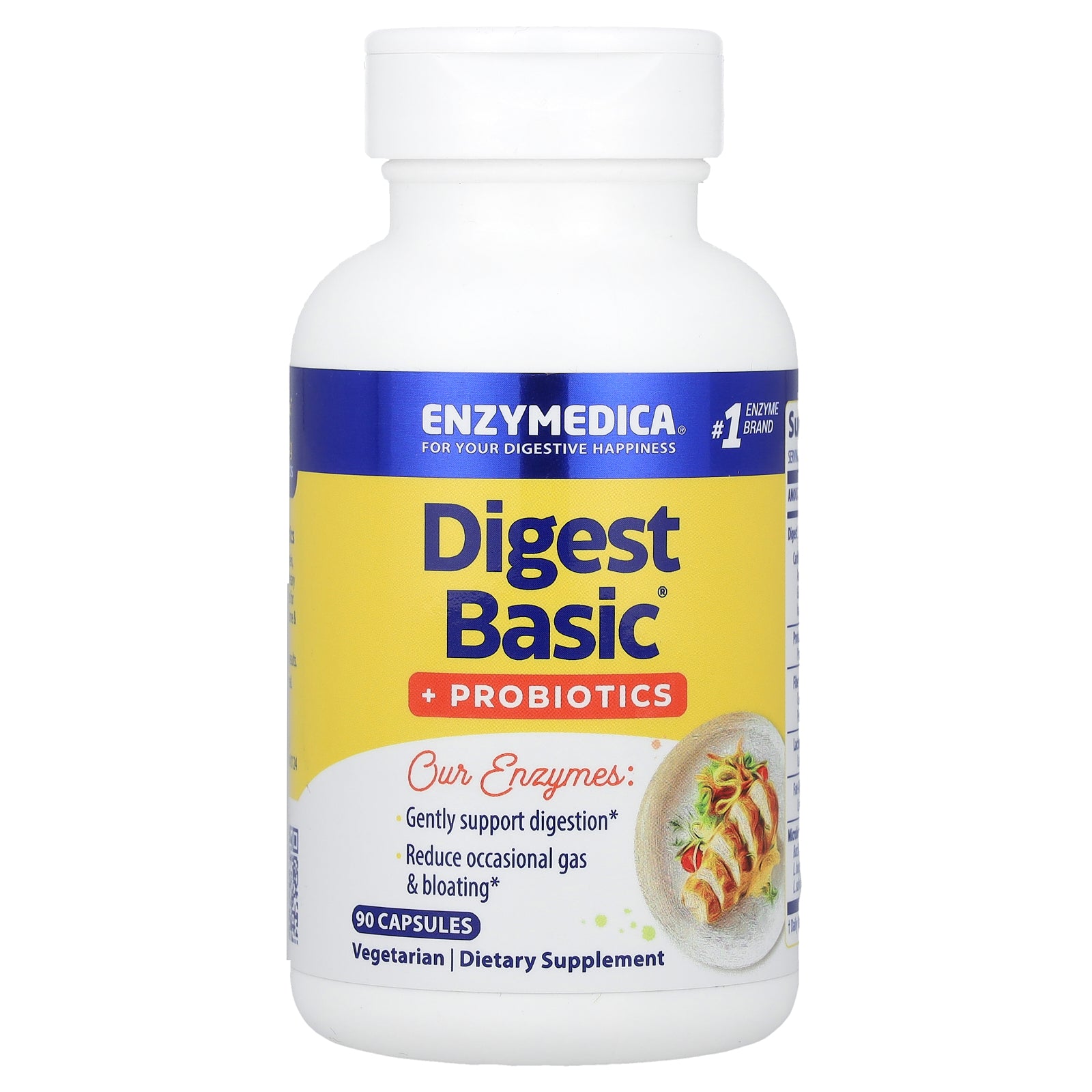 Enzymedica, Digest Basic® + Probiotics, 90 Capsules