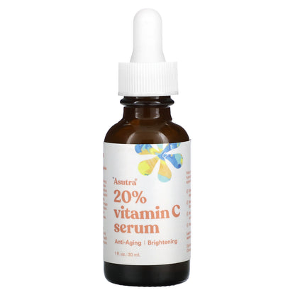 Asutra, 20% Vitamin C Serum, 1 fl oz (30 ml)