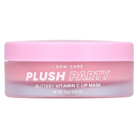I Dew Care, Buttery Vitamin C Lip Beauty Mask, Plush Party, 0.42 oz (12 g)