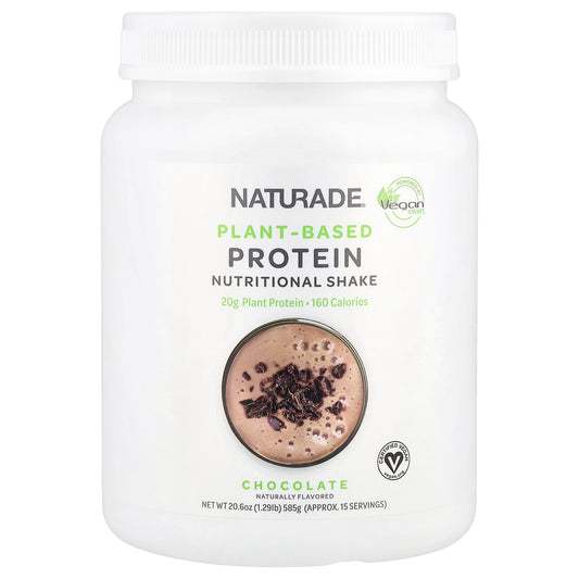 VeganSmart, Plant-Based Protein Nutritional Shake, Chocolate, 20.6 oz (585 g)