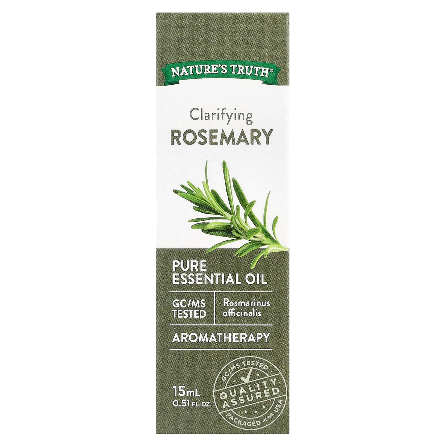 Nature's Truth, Pure Essential Oil, Clarifying Rosemary,  0.51 fl oz (15 ml)