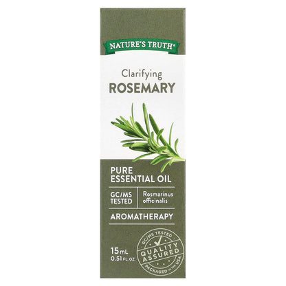 Nature's Truth, Pure Essential Oil, Clarifying Rosemary,  0.51 fl oz (15 ml)