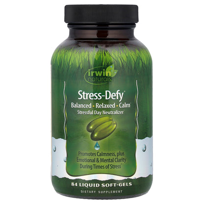 Irwin Naturals, Stress-Defy®, 84 Liquid Soft-Gels