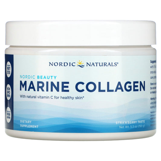 Nordic Naturals, Marine Collagen with Vitamin C, Strawberry, 5.3 oz (150 g)