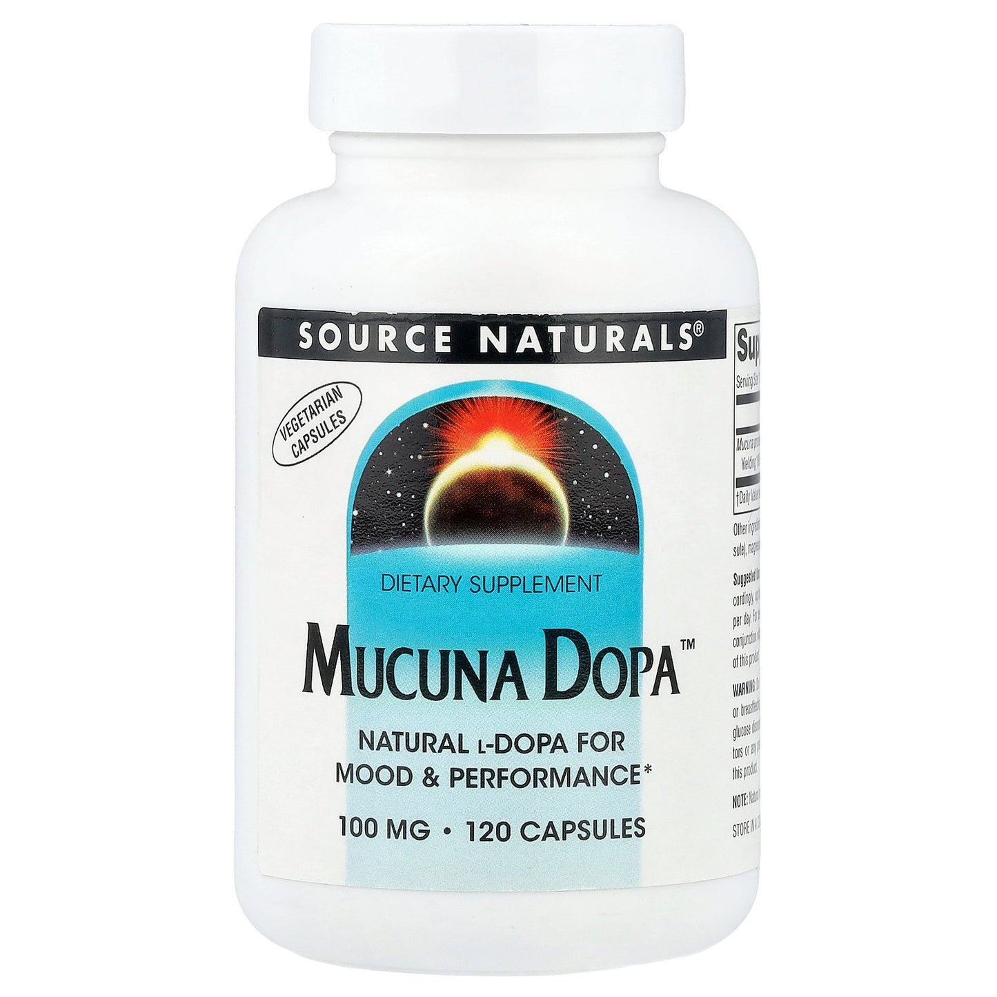 Source Naturals, Mucuna Dopa™, 100 mg, 120 Capsules
