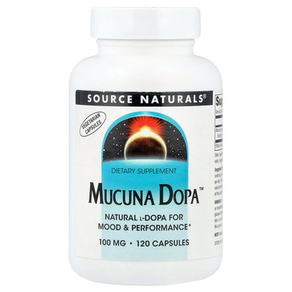 Source Naturals, Mucuna Dopa™, 100 mg, 120 Capsules