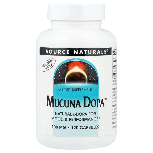 Source Naturals, Mucuna Dopa™, 100 mg, 120 Capsules