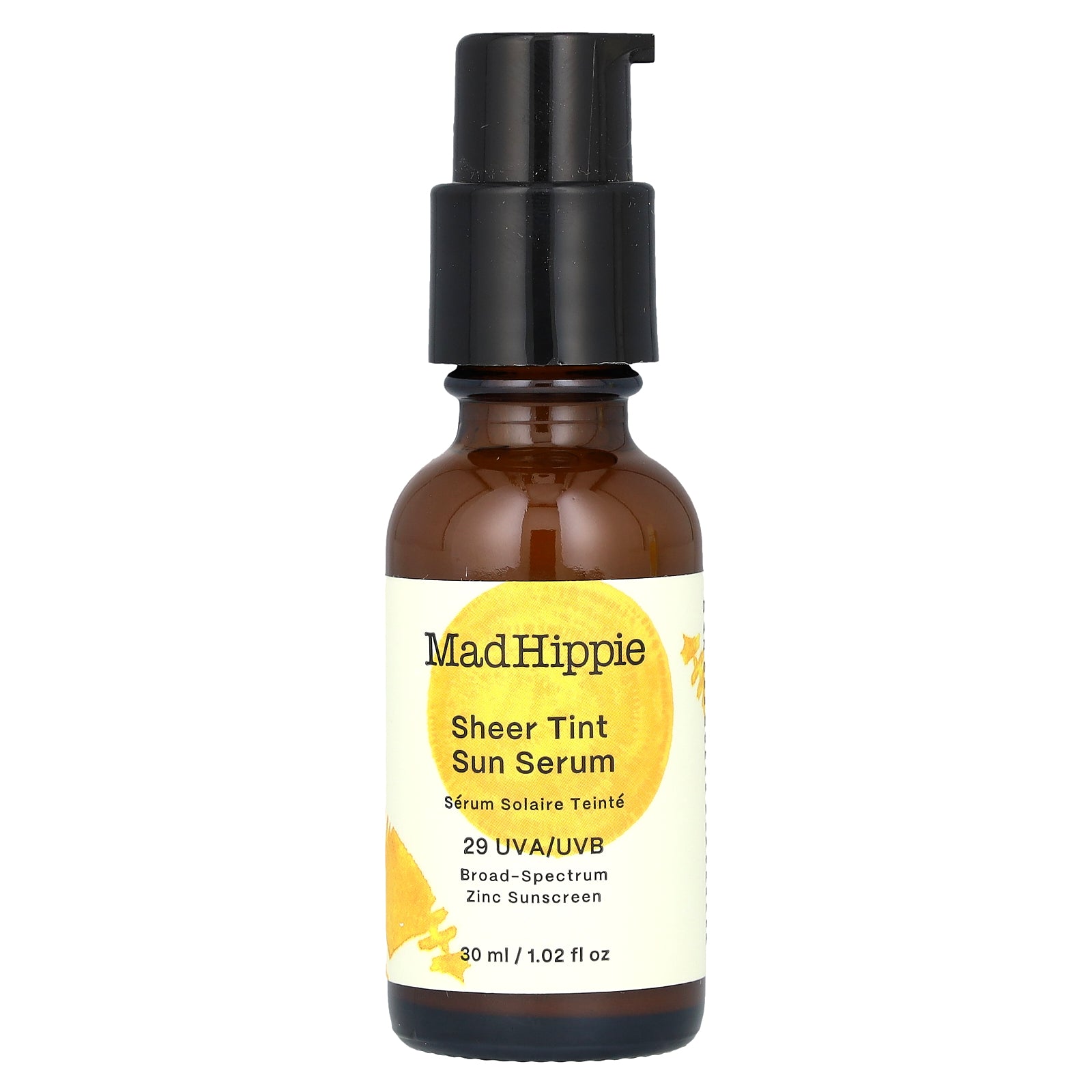 Mad Hippie, Sheer Tint Sun Serum, SPF 29, Light/Medium, 1.02 fl oz (30 ml)