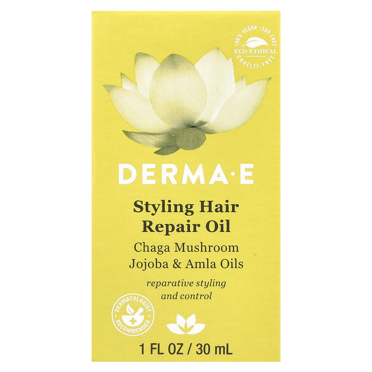 DERMA E, Styling Hair Repair Oil, 1 fl oz (30 ml)