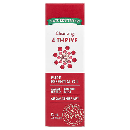 Nature's Truth, Pure Essential Oil, Cleansing 4 Thrive, 0.51 fl oz (15 ml)