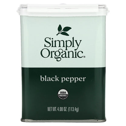 Simply Organic, Black Pepper, 4 oz (113.4 g)