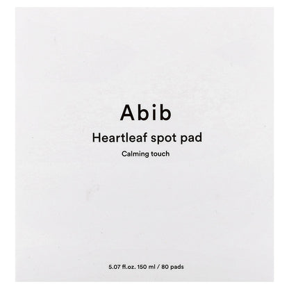 Abib, Heartleaf Spot Pad, 80 Pads, 5.07 fl oz (150 ml)