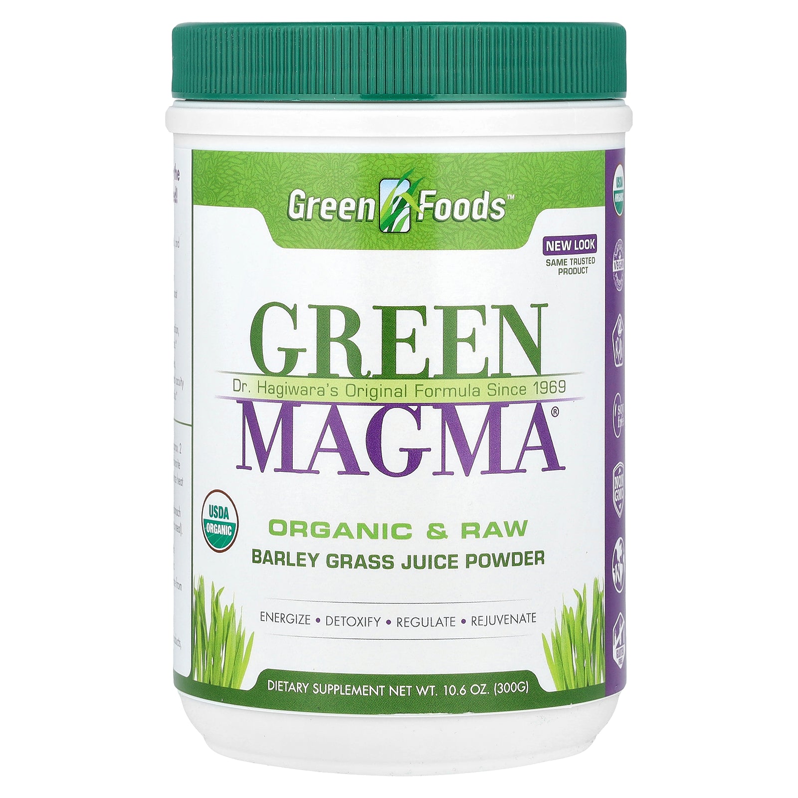 Green Foods, Green Magma®, Barley Grass Juice Powder, 10.6 oz (300 g)