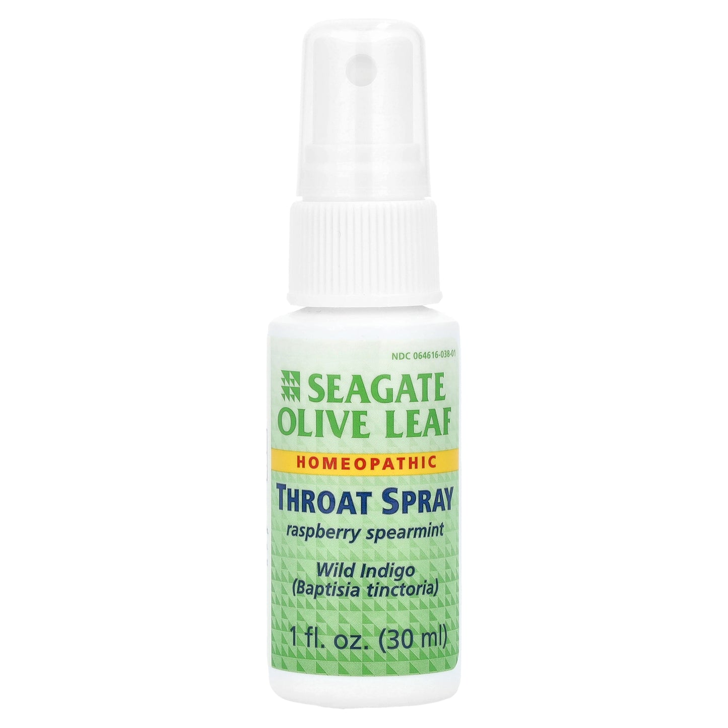 Seagate, Olive Leaf Throat Spray, Raspberry Spearmint, 1 fl oz (30 ml)