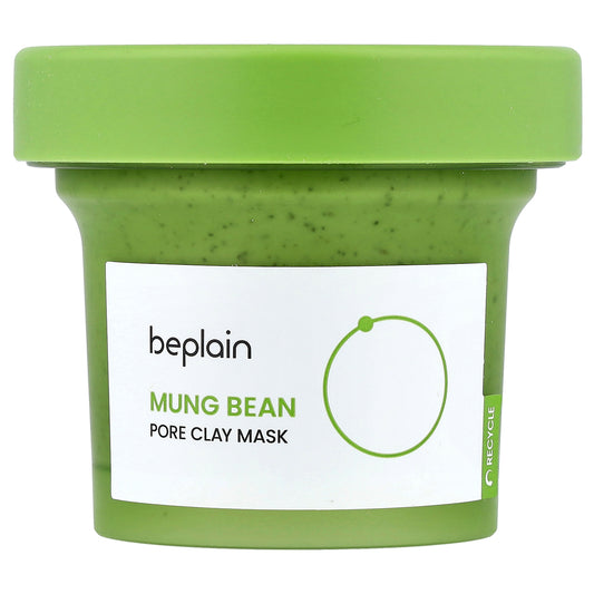 Beplain, Mung Bean, Pore Clay Beauty Mask, 4.05 fl oz (120 ml)