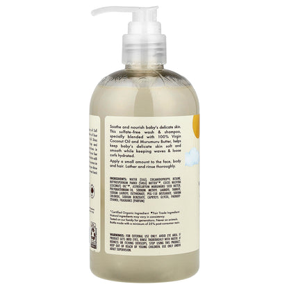SheaMoisture, Baby Wash & Shampoo, 100% Virgin Coconut Oil, 13 fl oz (384 ml)