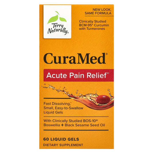 Terry Naturally, CuraMed, Acute Pain Relief, 60 Liquid Gels