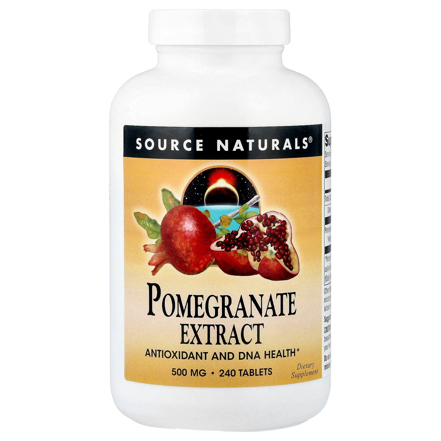 Source Naturals, Pomegranate Extract, 500 mg, 240 Tablets