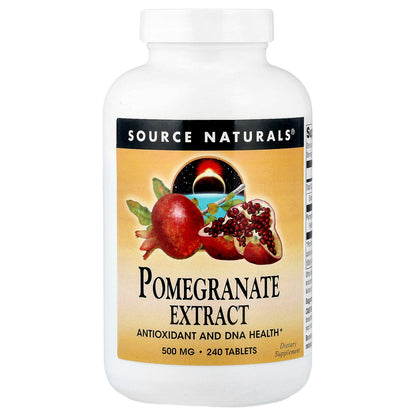 Source Naturals, Pomegranate Extract, 500 mg, 240 Tablets