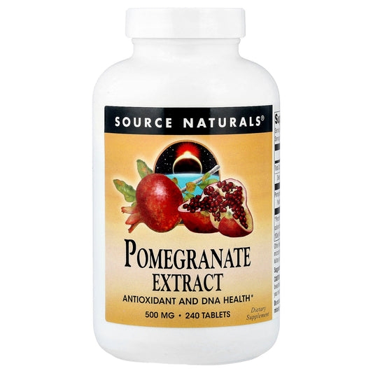 Source Naturals, Pomegranate Extract, 500 mg, 240 Tablets