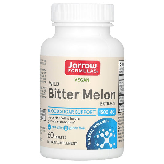 Jarrow Formulas, Vegan Wild Bitter Melon Extract, 60 Tablets (750 mg per Tablet)
