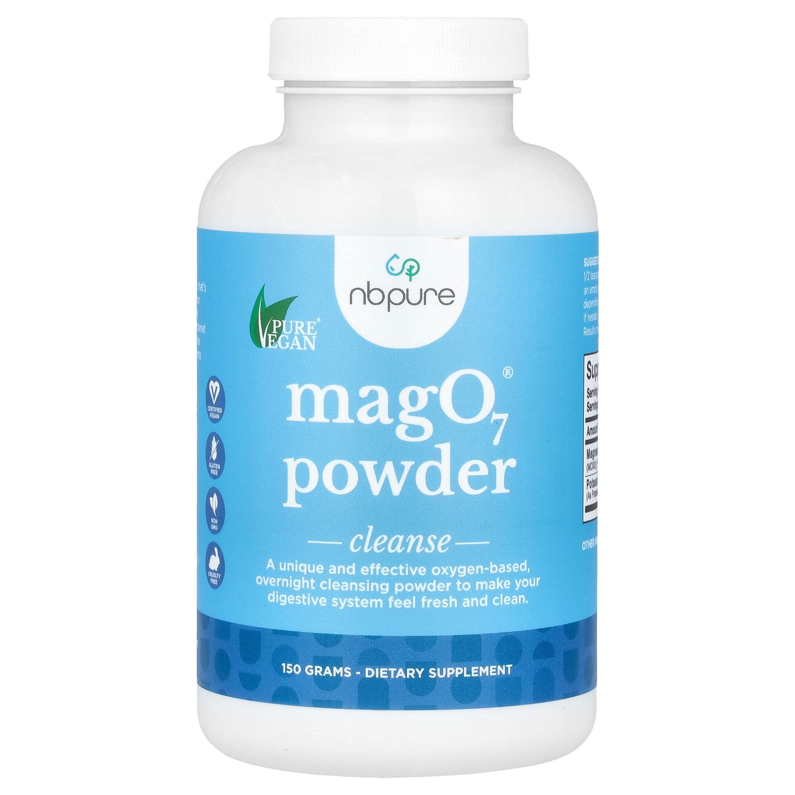 NB Pure, MagO7® Powder, Cleanse, 150 g