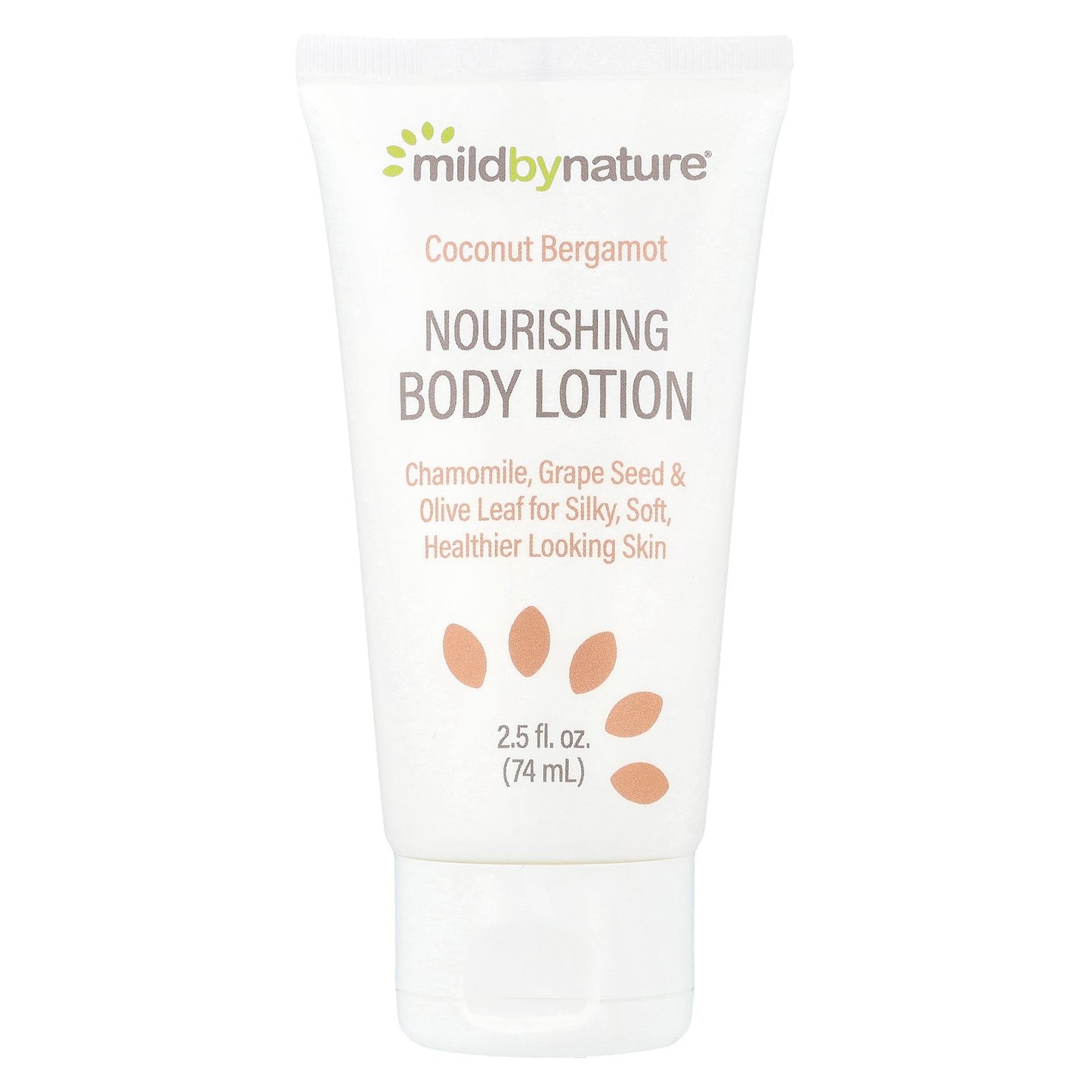 Mild By Nature, Nourishing Body Lotion, Coconut Bergamot, 2.5 fl oz (74 ml)