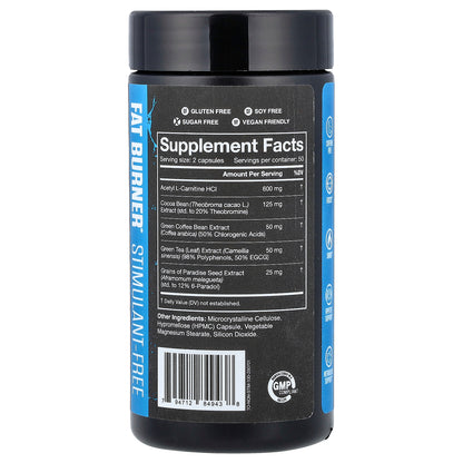 JNX Sports, The Omen!®, Fat Burner, Stimulant Free, 100 Vegan Capsules