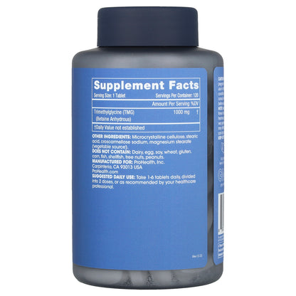 ProHealth Longevity, TMG Pro, 1,000 mg, 120 Tablets