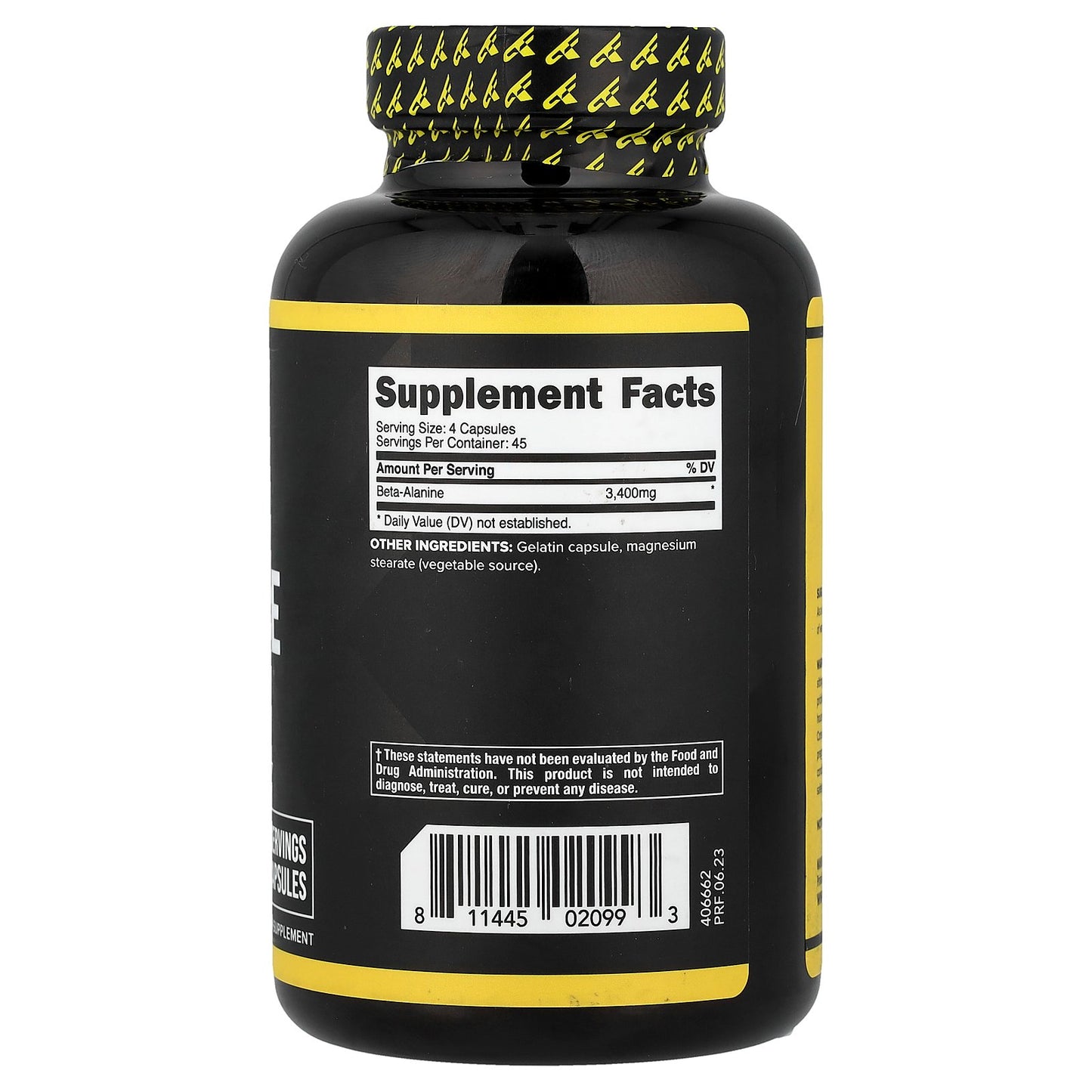 Primaforce, Beta-Alanine, 180 Capsules (850 mg per Capsule)