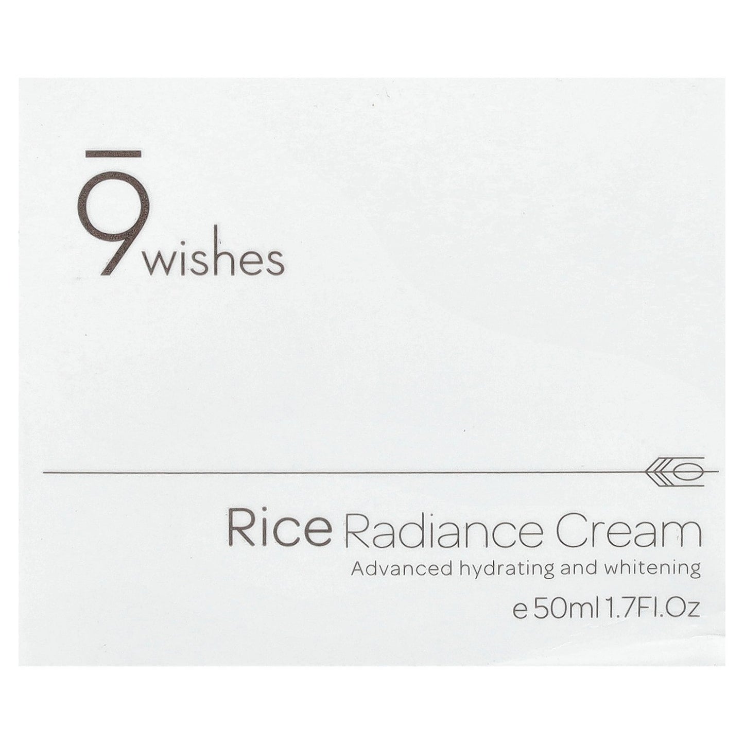 9Wishes, Rice Radiance Cream, 1.7 fl oz (50 ml)