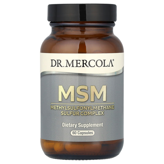 Dr. Mercola, MSM, Methylsulfonylmethane Sulfur Complex, 60 Capsules