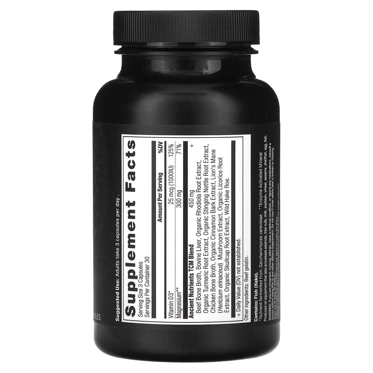 Ancient Nutrition, Magnesium, 90 Capsules