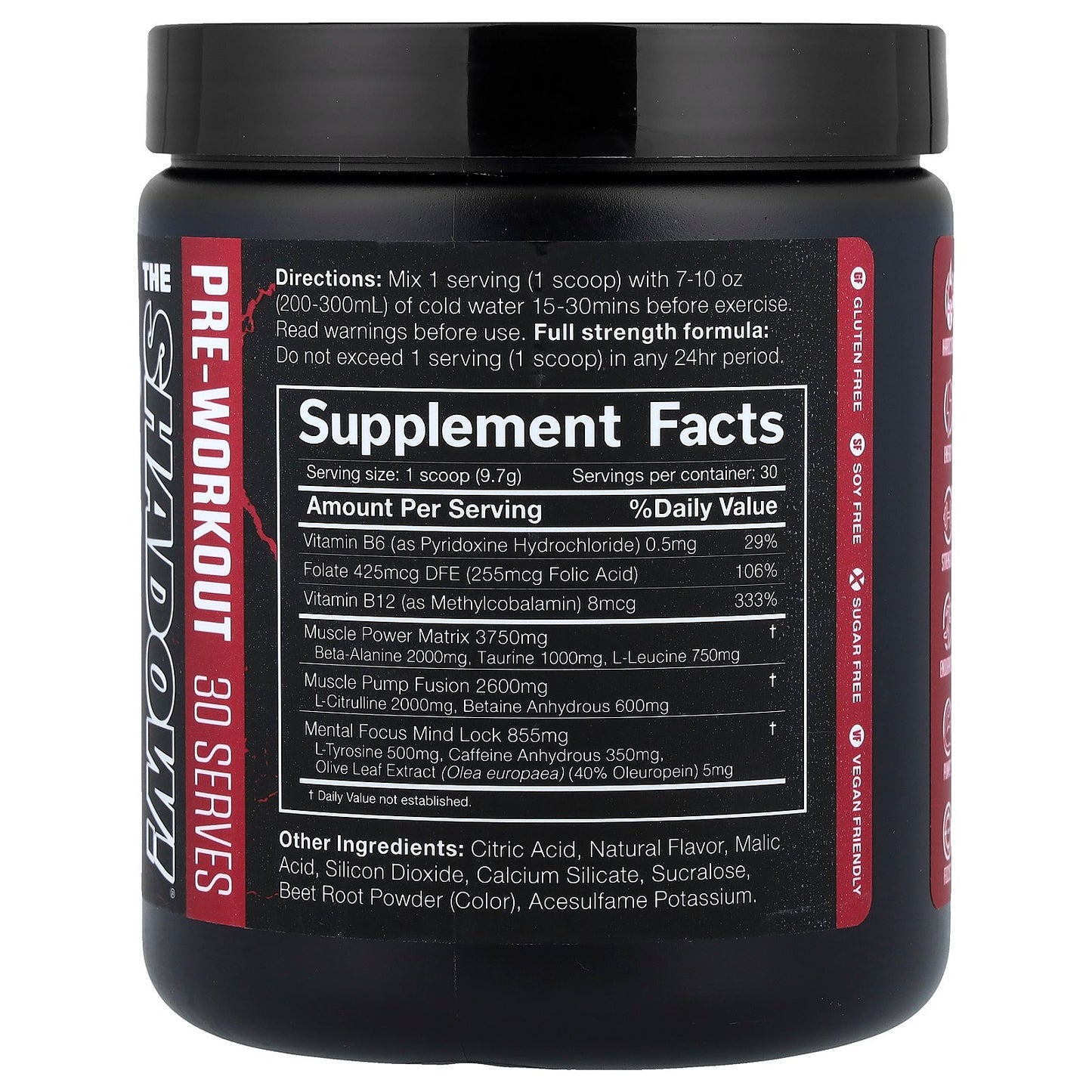 JNX Sports, The Shadow!®, Pre-Workout,  Strawberry Pineapple, 10.3 oz (291 g)