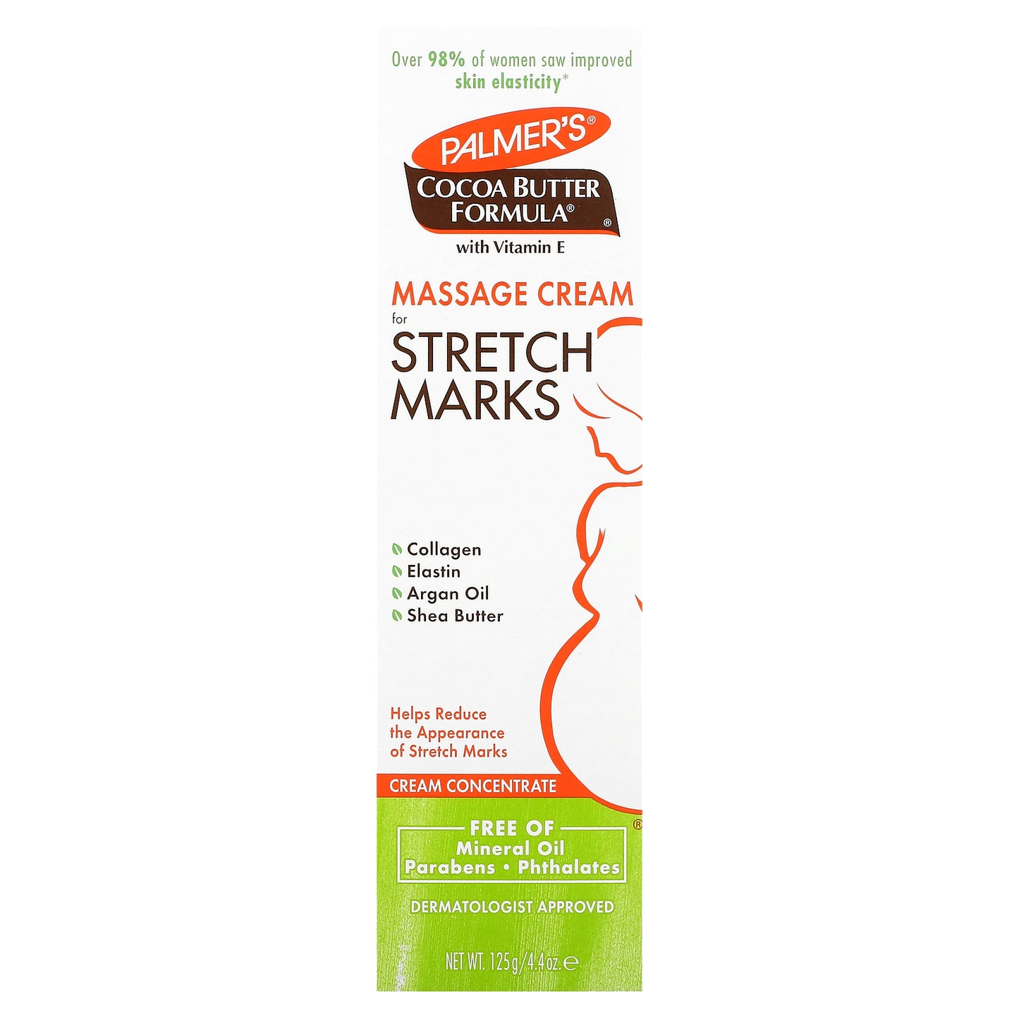 Palmer's, Cocoa Butter Formula® with Vitamin E, Massage Cream for Stretch Marks, 4.4 oz (125 g)