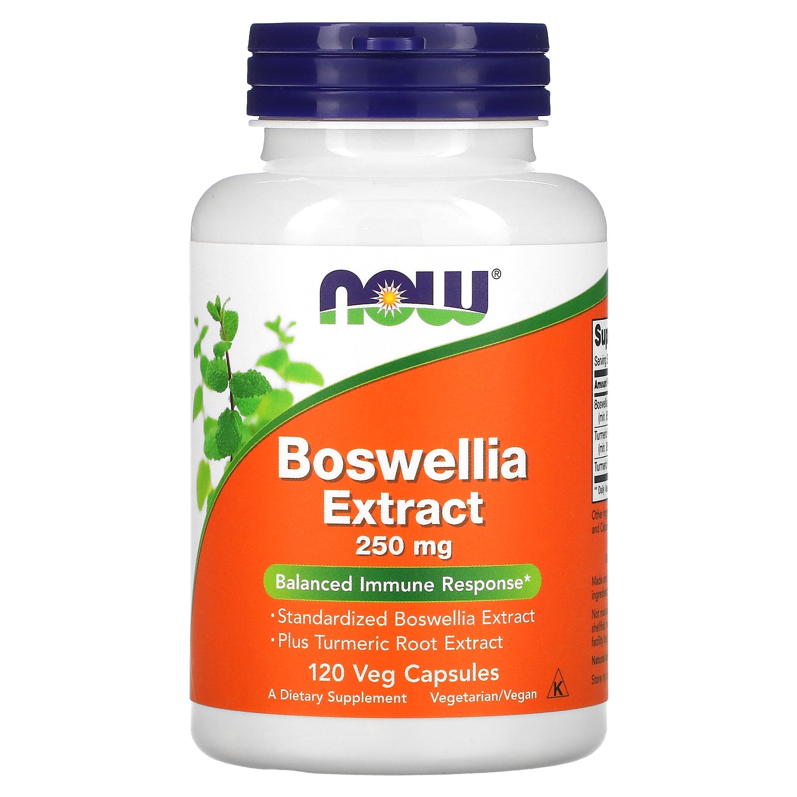 NOW Foods, Boswellia Extract, 250 mg, 120 Veg Capsules