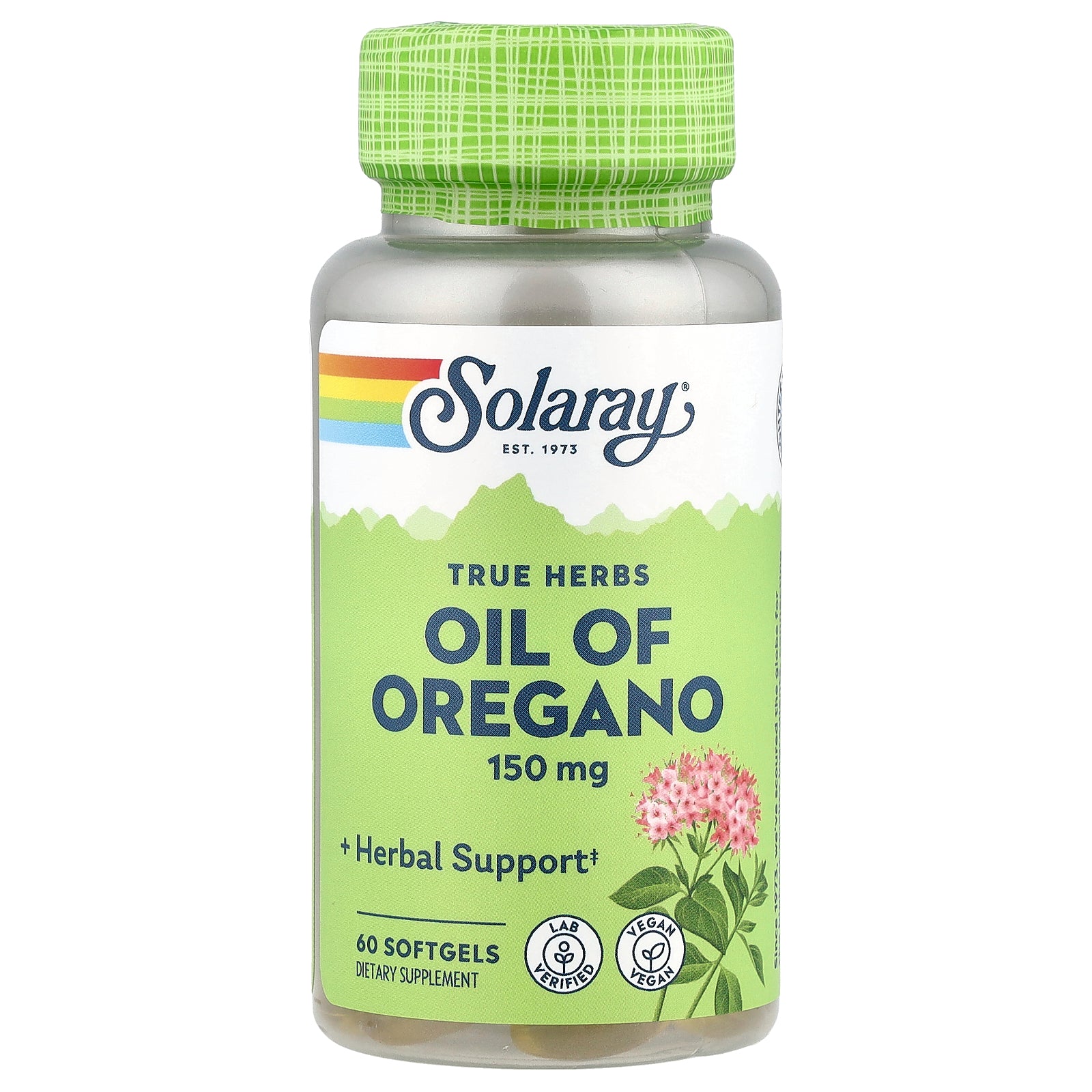 Solaray, True Herbs, Oil of Oregano, 150 mg, 60 Softgels