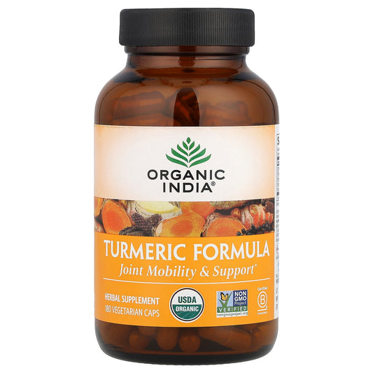 Organic India, Turmeric Formula, 180 Vegetarian Caps