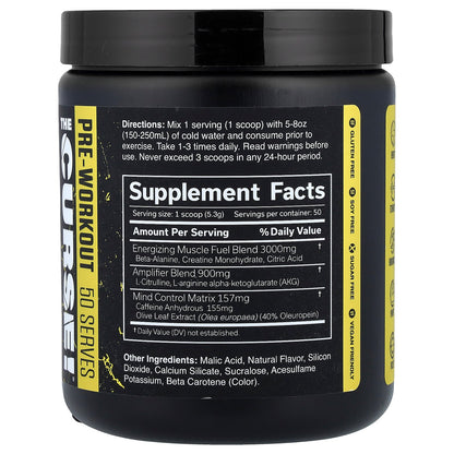 JNX Sports, The Curse!®, Pre-Workout, Pineapple, 9.3 oz (265 g)