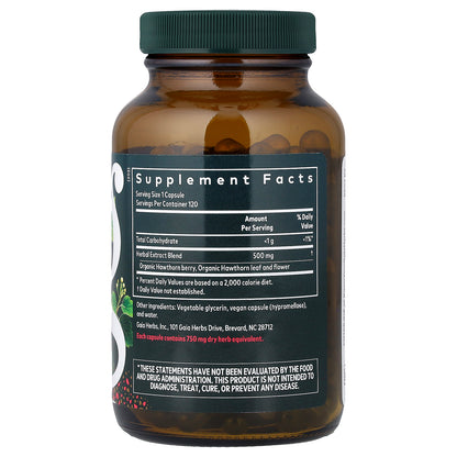 Gaia Herbs, Hawthorn Supreme, 120 Liquid Phyto-Caps (500 mg per Capsule)