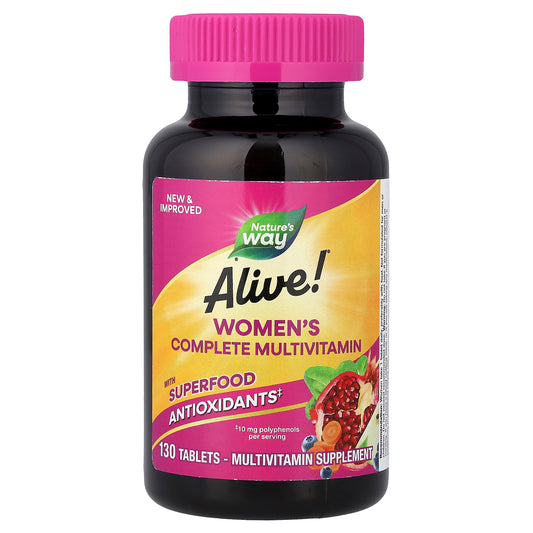 Nature's Way, Alive!® Women's Complete Multivitamin, 130 Tablets