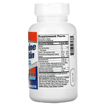 21st Century, Glucosamine Chondroitin Complex Plus MSM, Advanced Triple Strength, 120 Tablets