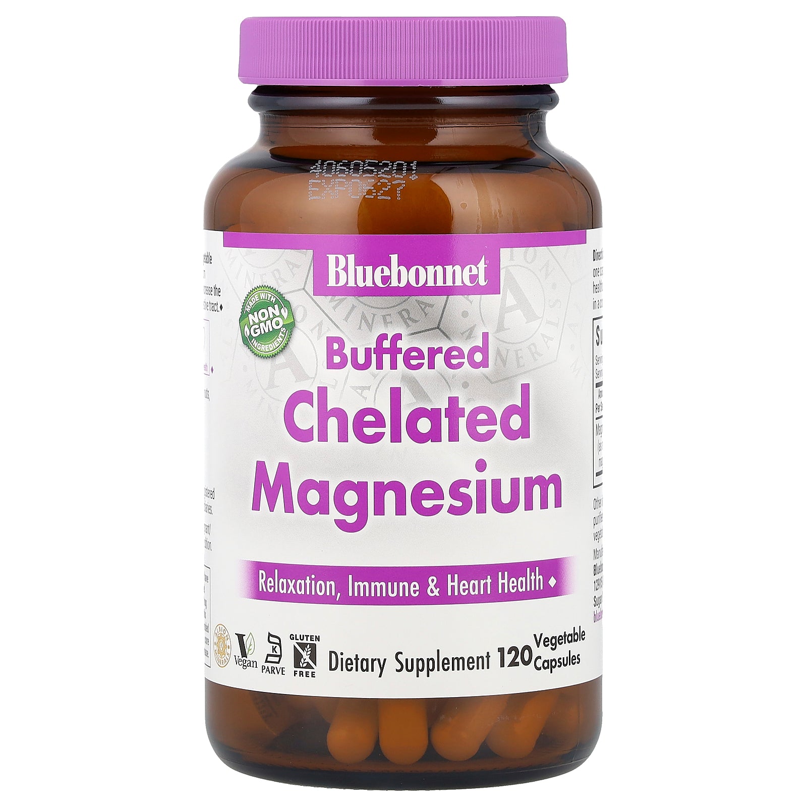 Bluebonnet Nutrition, Buffered Chelated Magnesium, 200 mg , 120 Vegetable Capsules