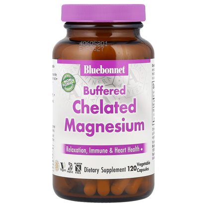 Bluebonnet Nutrition, Buffered Chelated Magnesium, 200 mg , 120 Vegetable Capsules